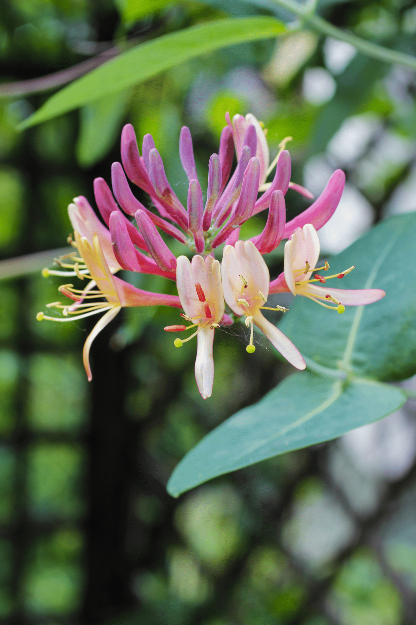 Honeysuckle flowers