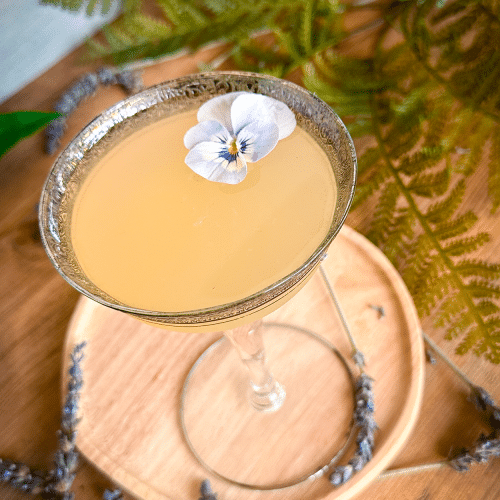 Lavender Bee's Knees Cocktail recipe