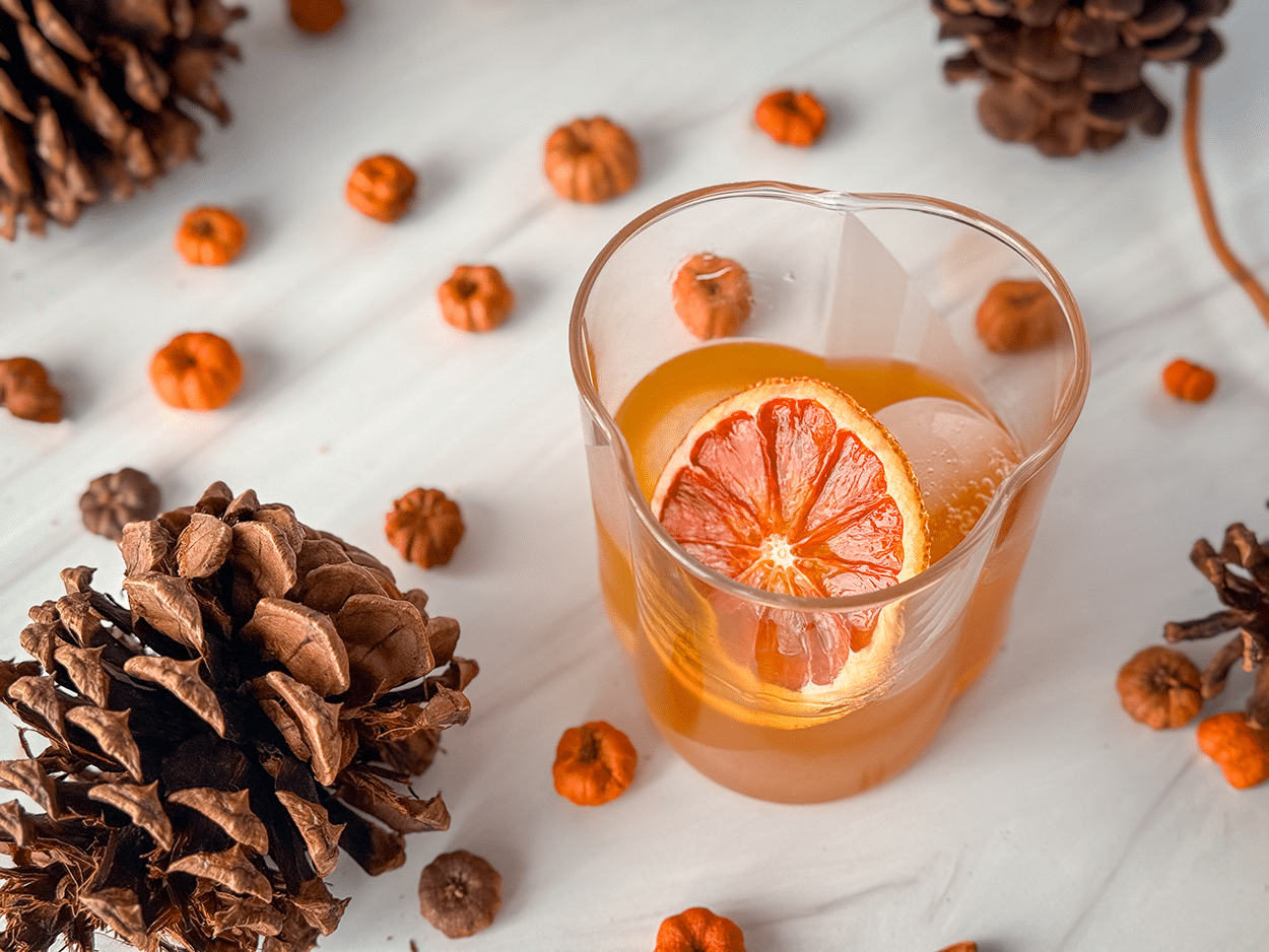 Pumpkin Old Fashioned cocktail recipe