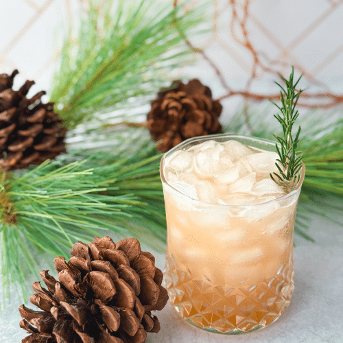Maple Pear Fizz Mocktail