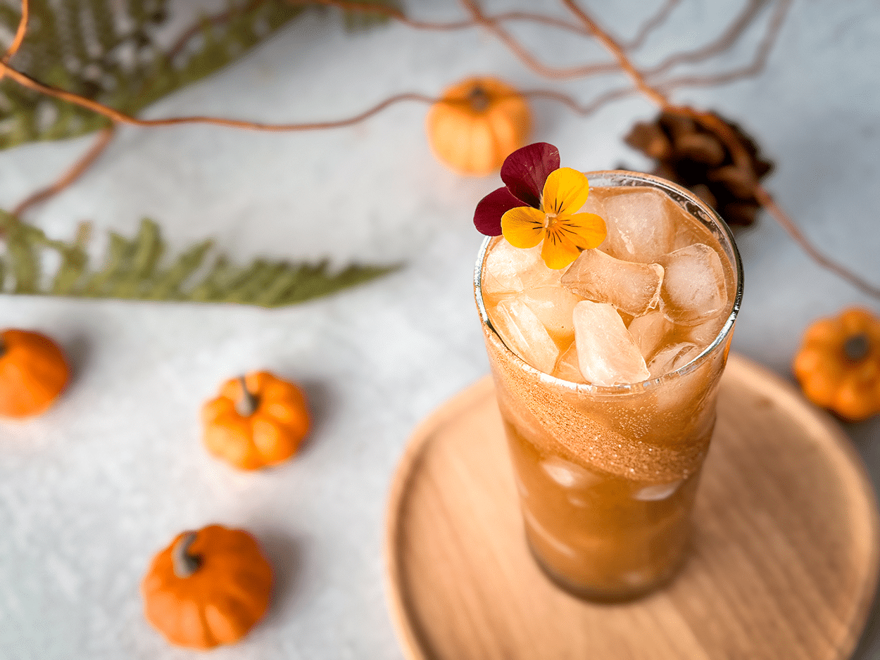 Pumpkin Patch Whiskey Fizz cocktail recipe