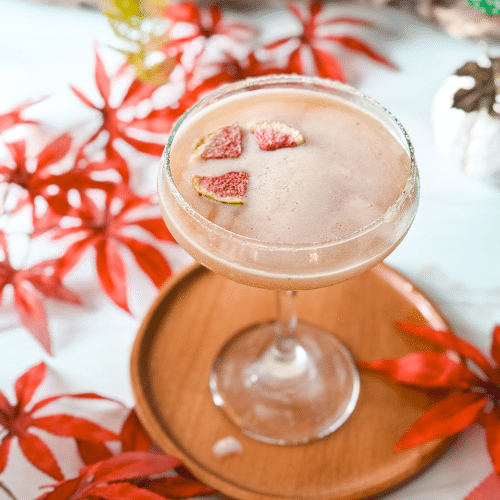 Cardamon Fig Sour cocktail recipe