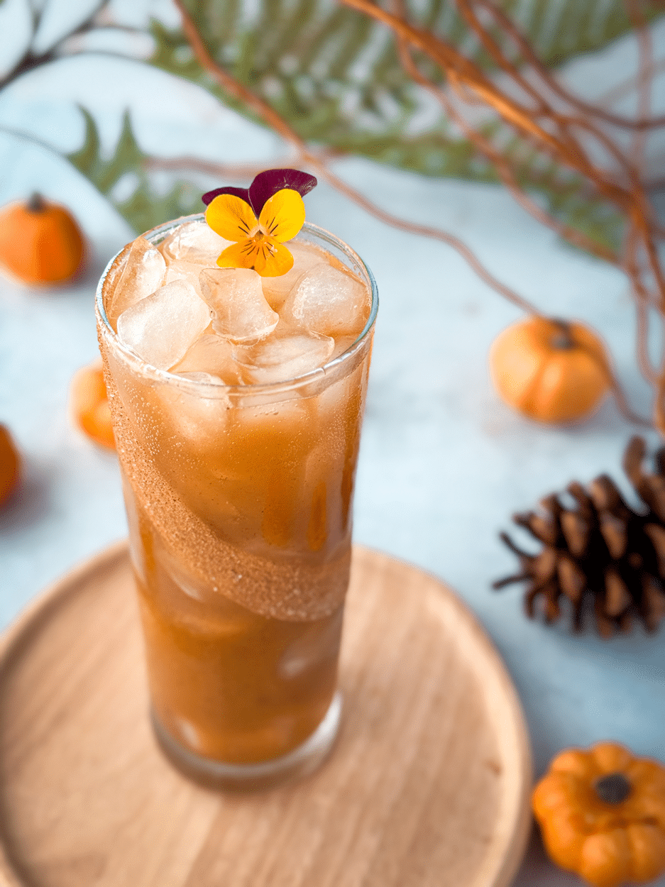 Pumpkin Patch Whiskey Fizz cocktail recipe