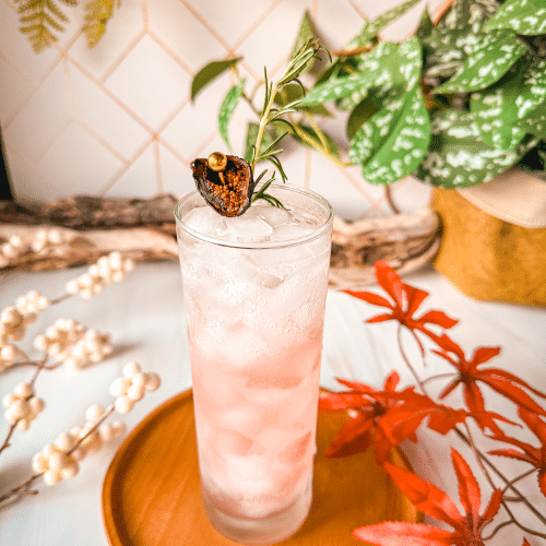 Rosemary Fig Collins cocktail recipe