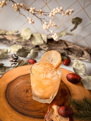 Apple Cider Bourbon Smash cocktail Recipe