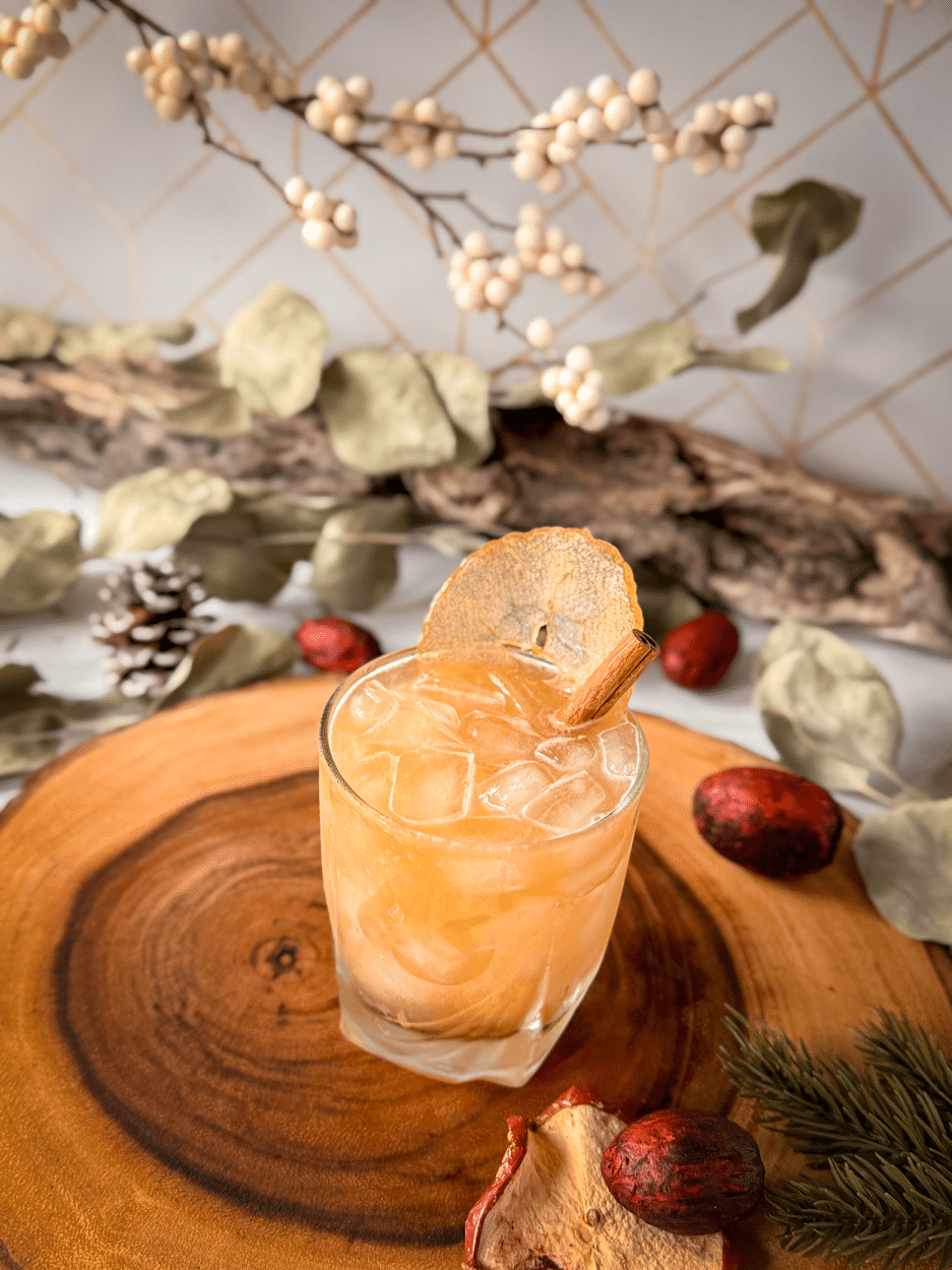 Apple Cider Bourbon Smash cocktail Recipe