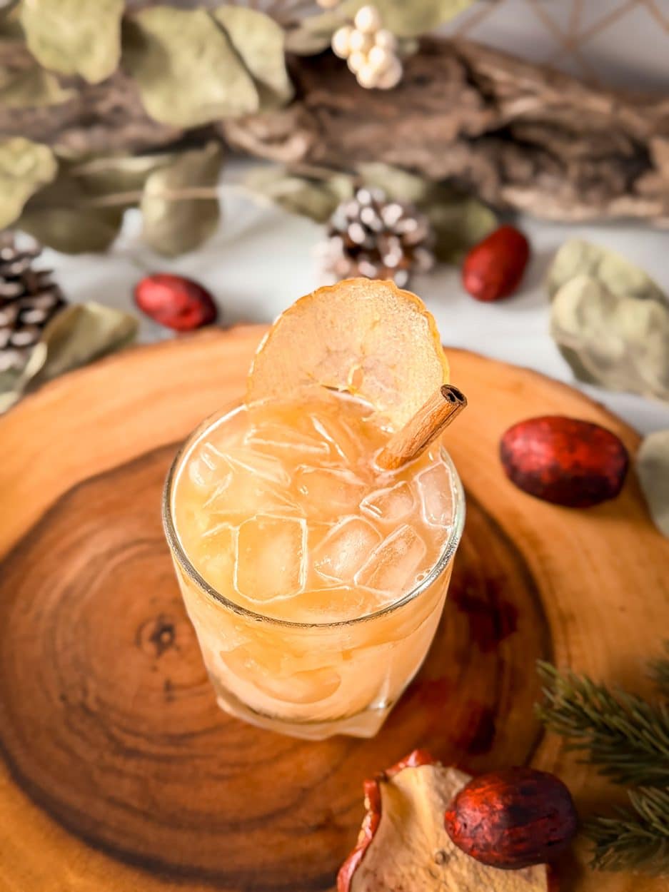 Apple Cider Bourbon Smash cocktail recipe