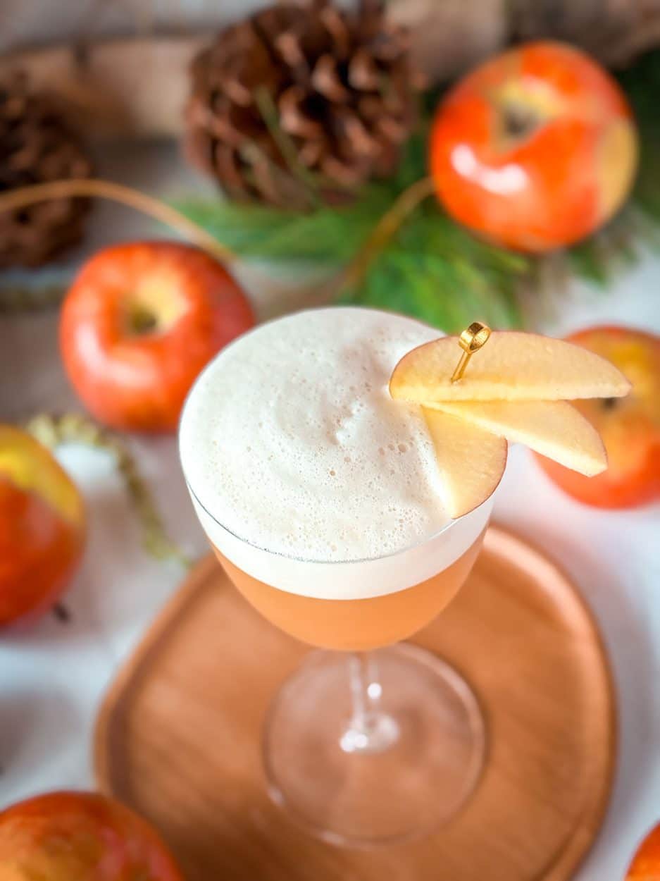 Autumn Harvest Whiskey Sour cocktail recipe