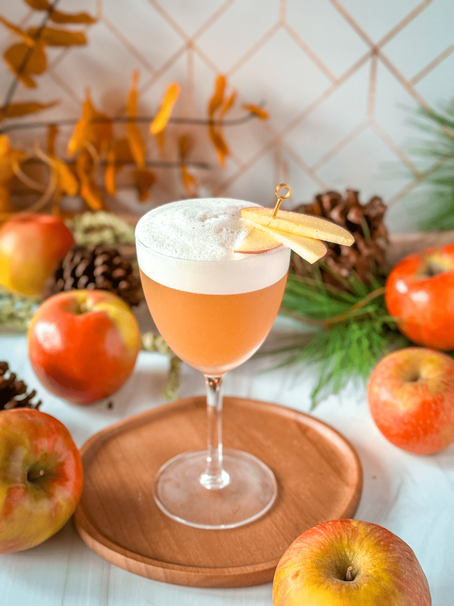 Autumn Harvest Whiskey Sour cocktail recipe
