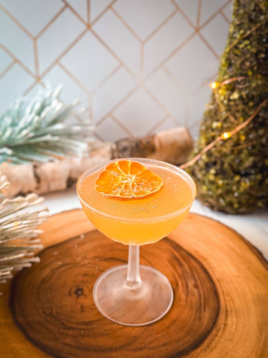 Cardamom Orange Gin Sour cocktail recipe