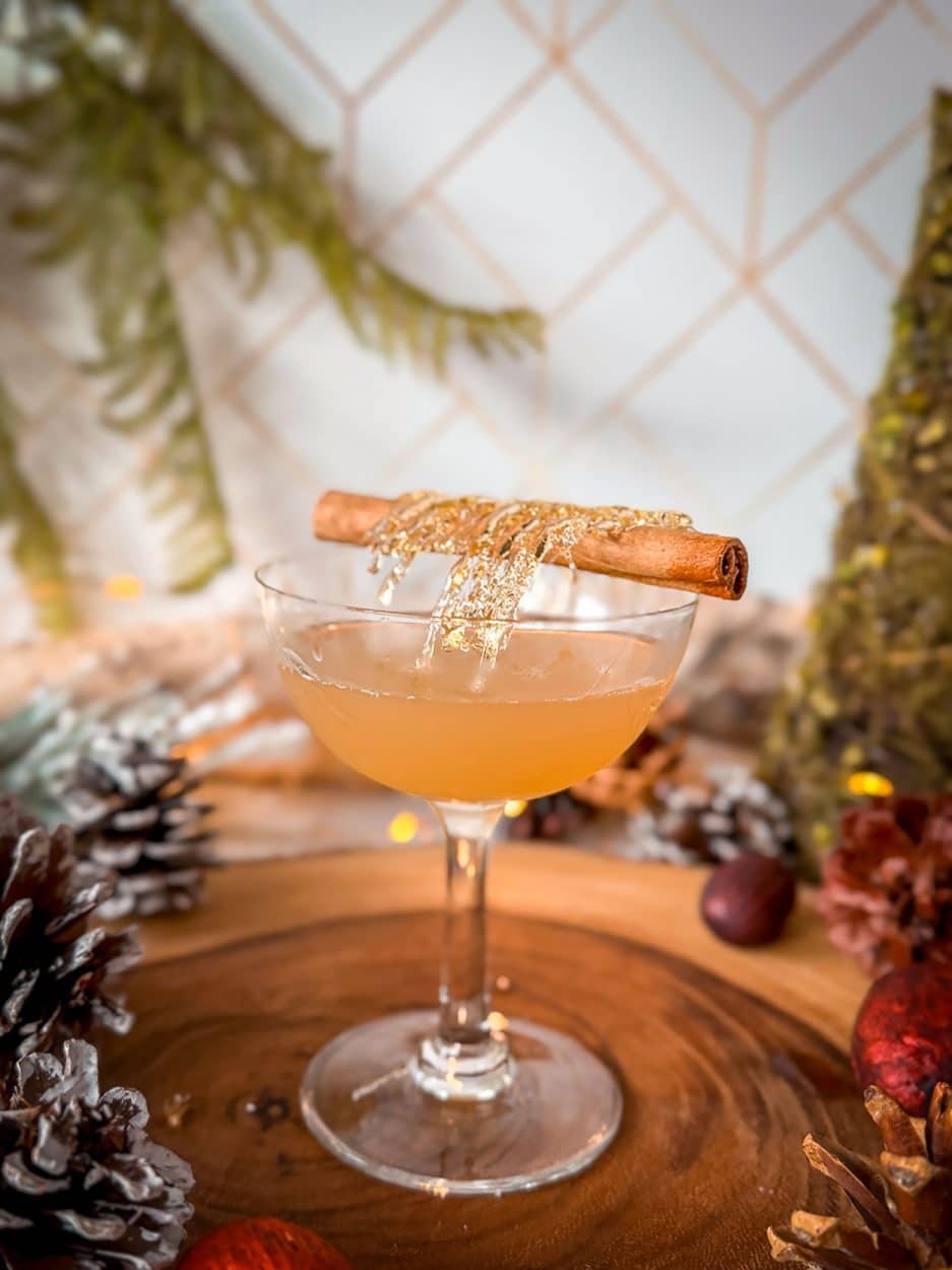 Cinnamon Pear Sour cocktail recipe