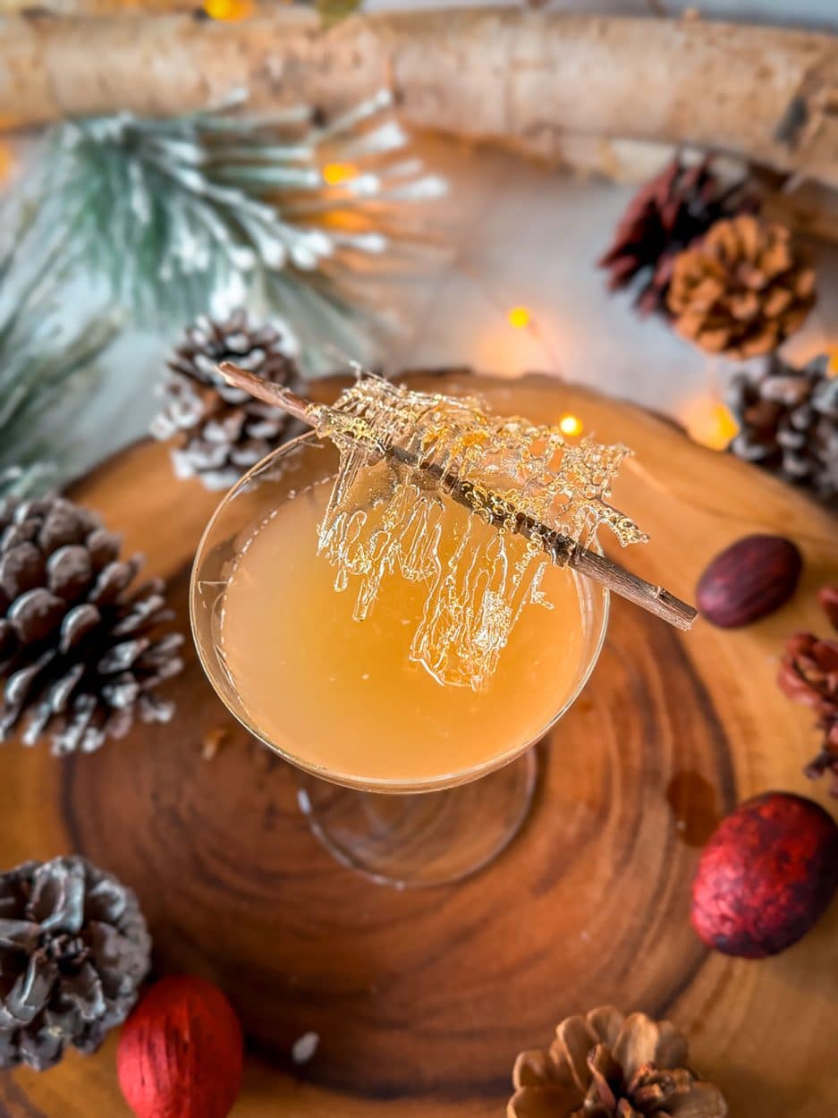 Cinnamon Pear Sour cocktail recipe