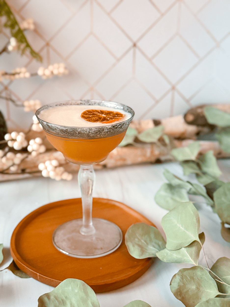 Earl Grey Maple Sour cocktail recipe