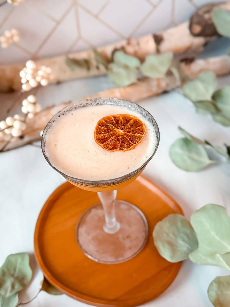 Earl Grey Maple Sour cocktail recipe