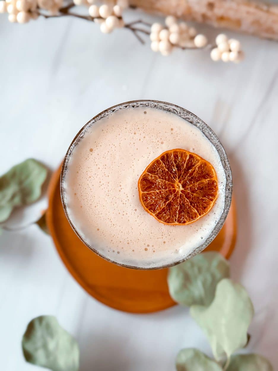 Earl Grey Maple Sour cocktail recipe