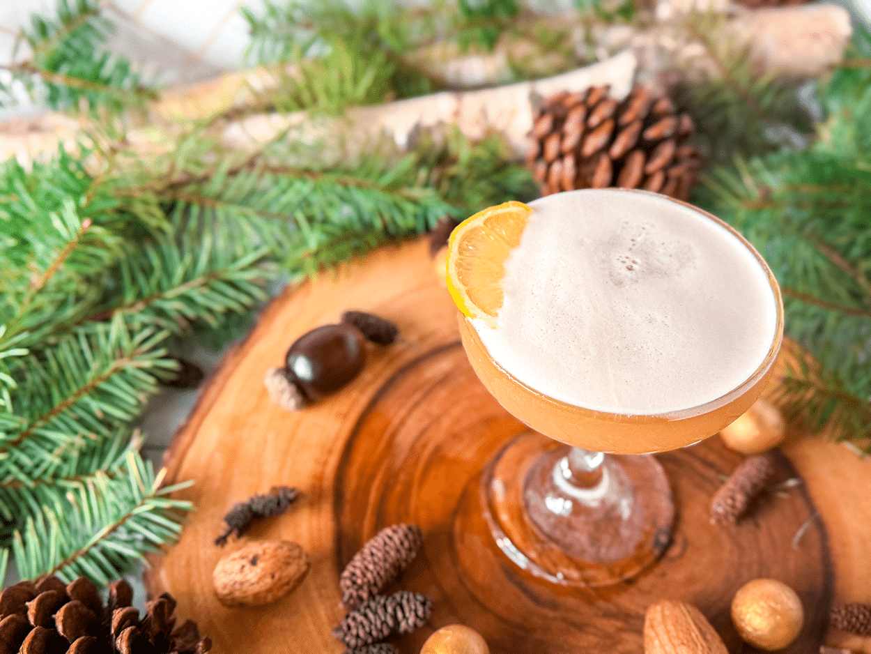 Lapsang Maple Sour cocktail recipe