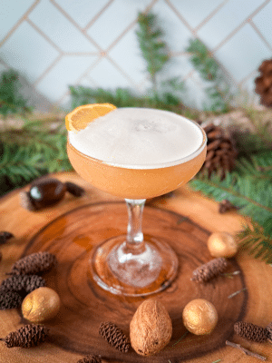 Lapsang Maple Sour cocktail recipe