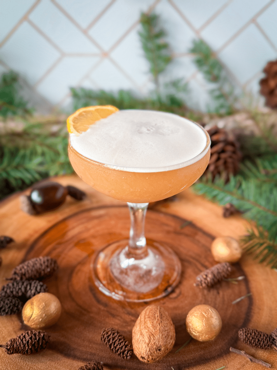 Lapsang Maple Sour cocktail recipe