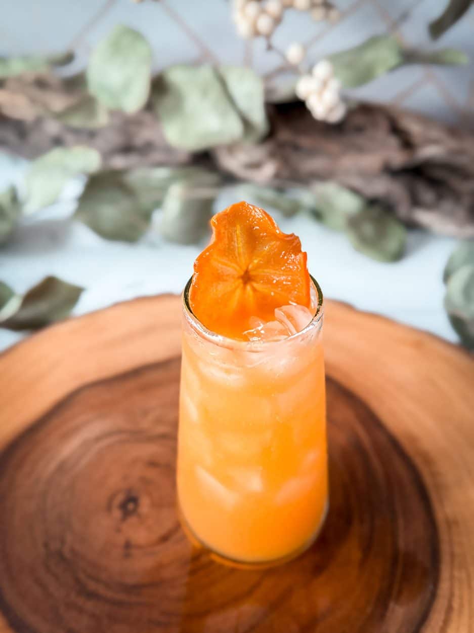 Persimmon Sparkler cocktail recipe