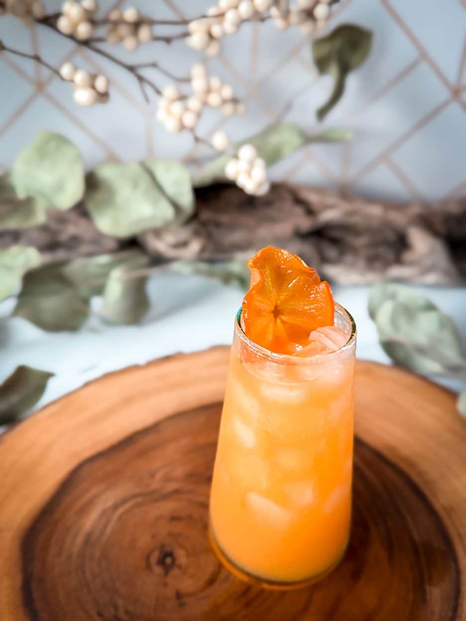 Persimmon Sparkler cocktail recipe