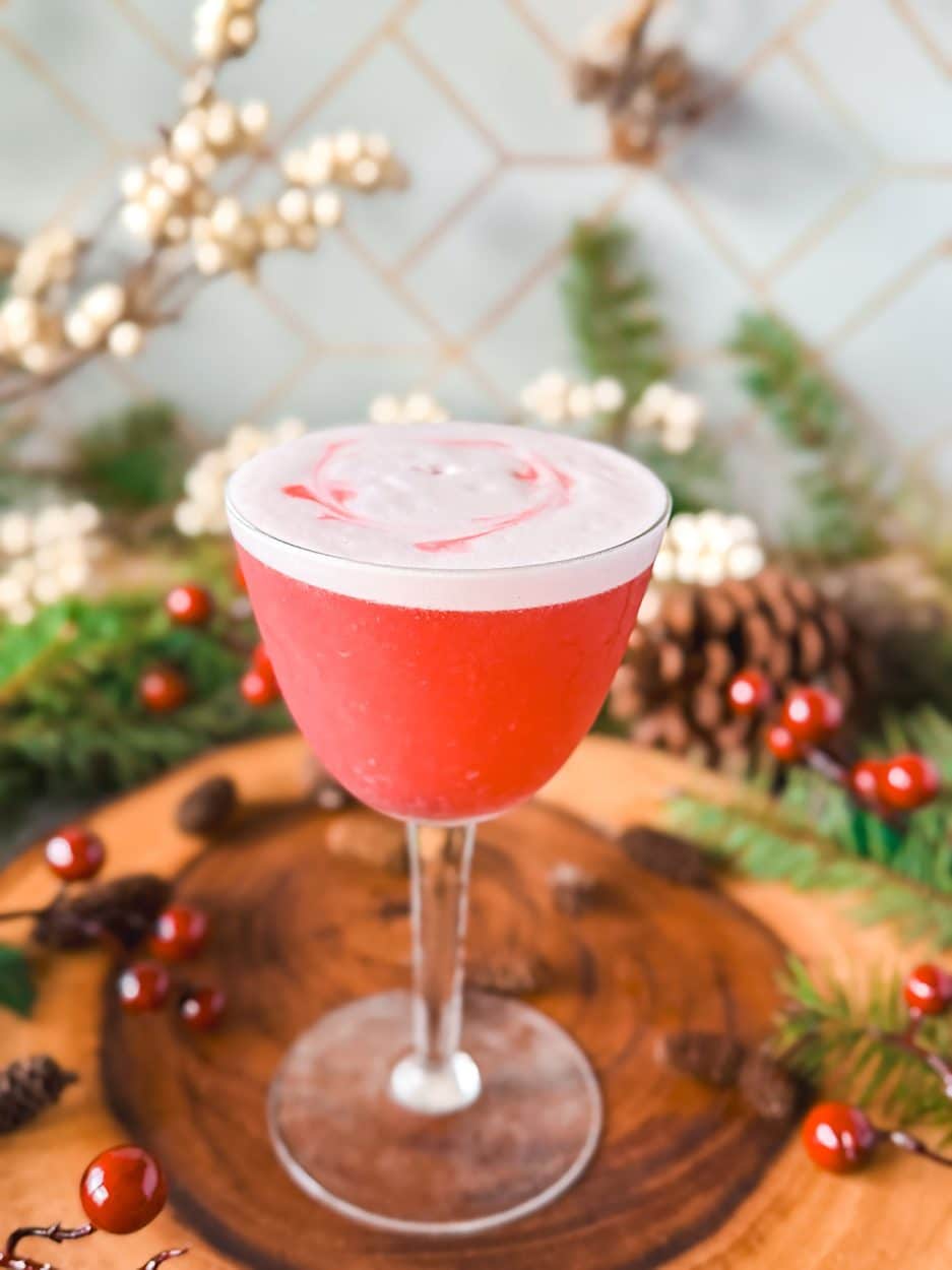 Pomegranate Smoke Sour cocktail recipe