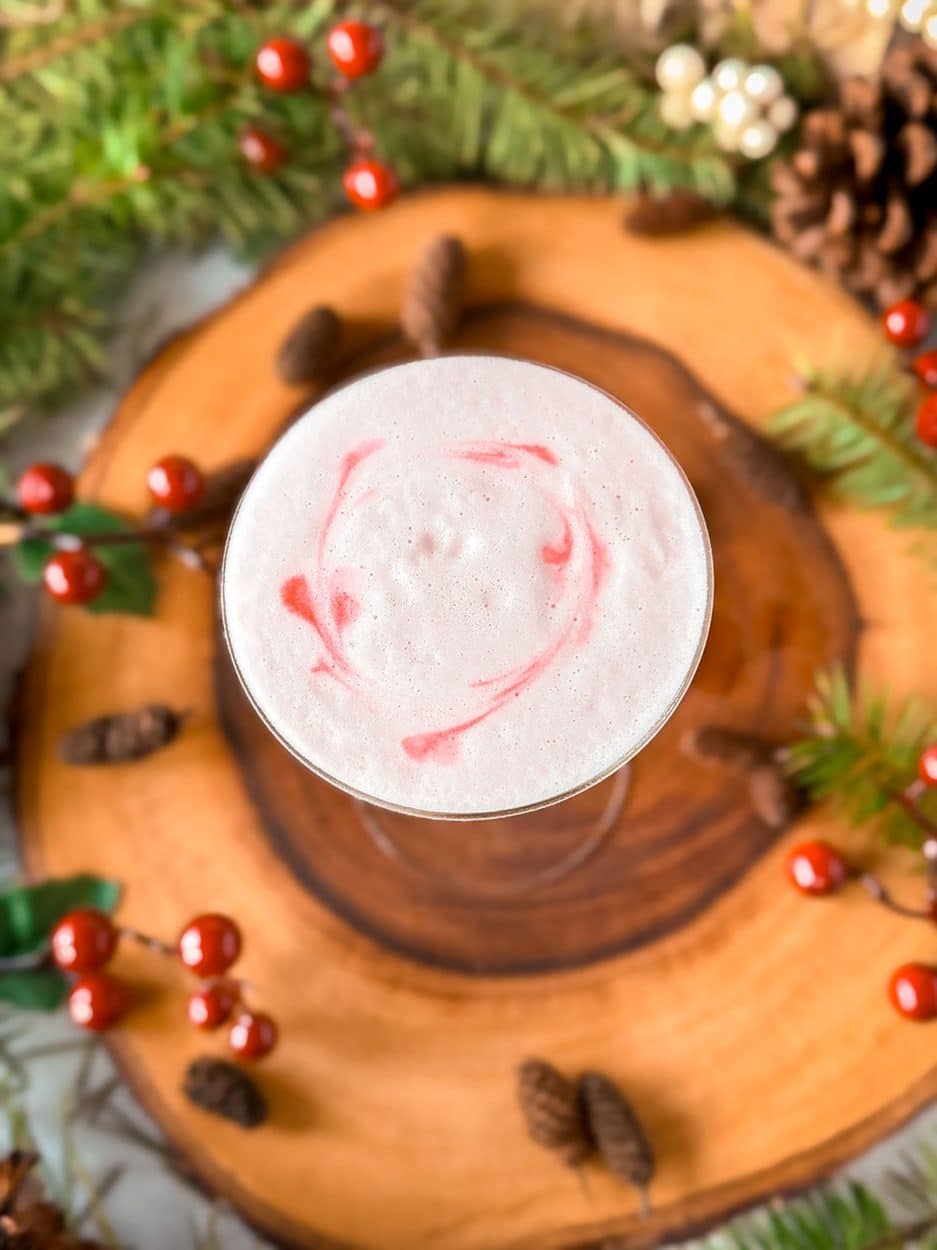 Pomegranate Smoke Sour cocktail recipe