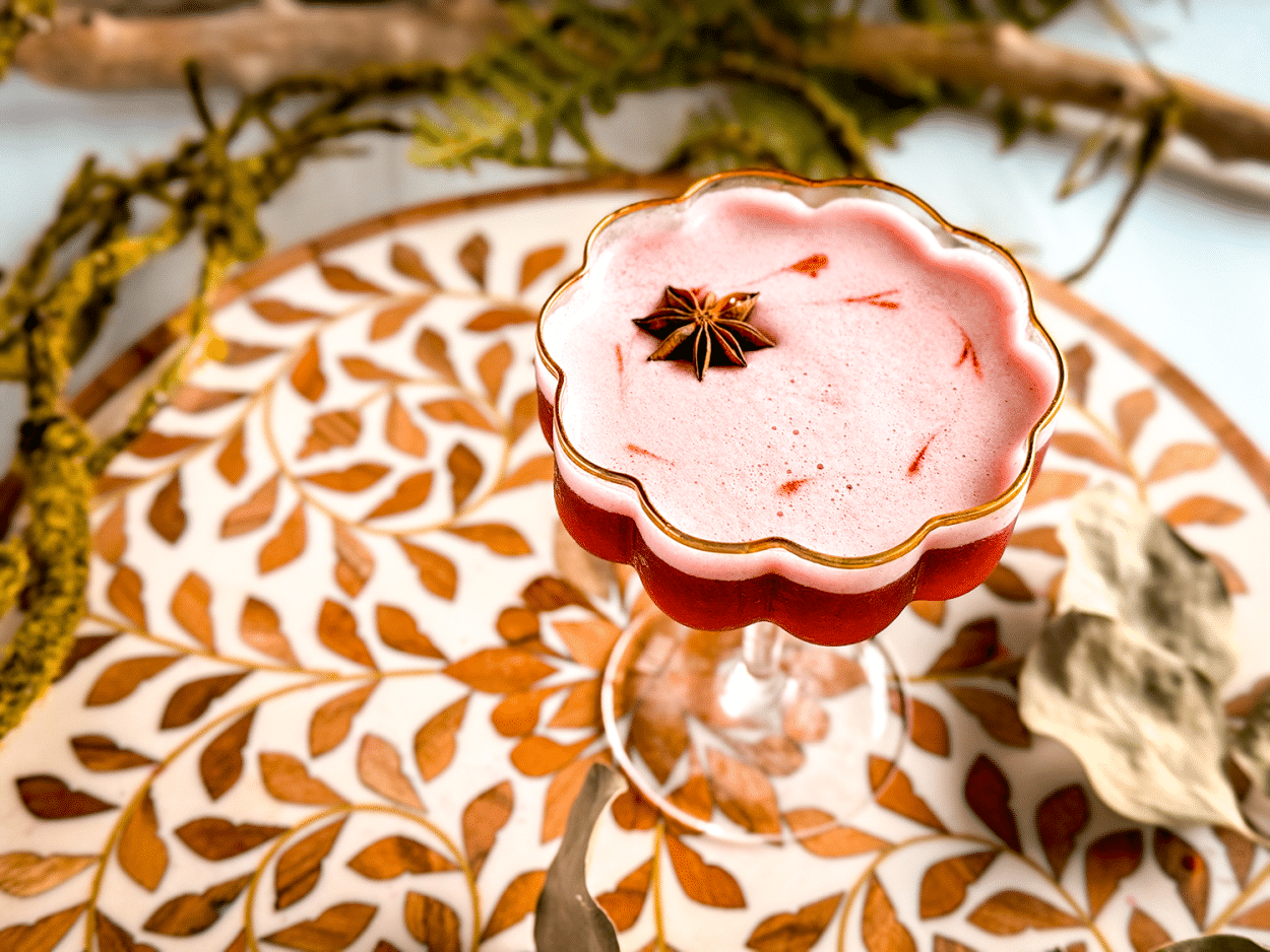Blackberry Star Anise Sour cocktail recipe