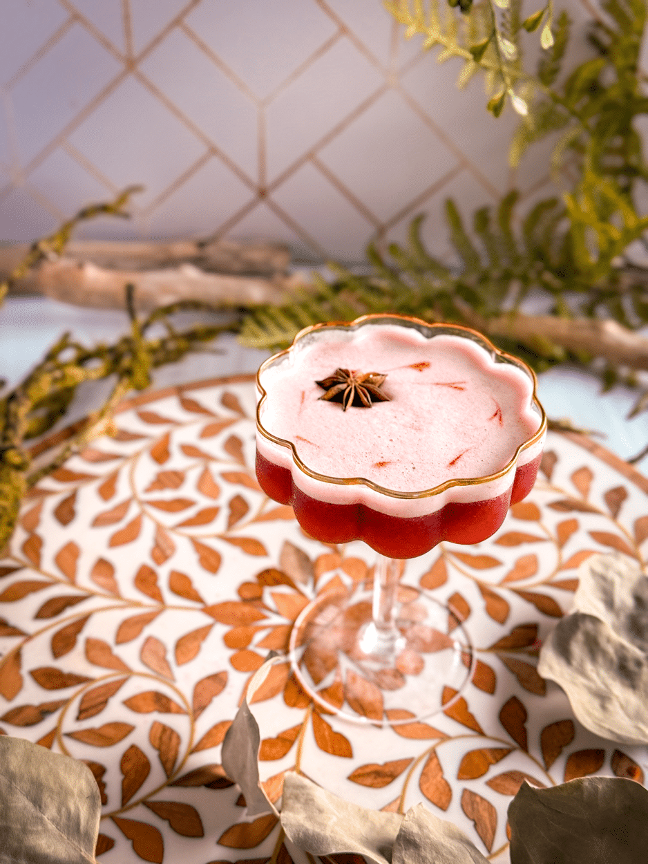 Blackberry Star Anise Sour cocktail recipe