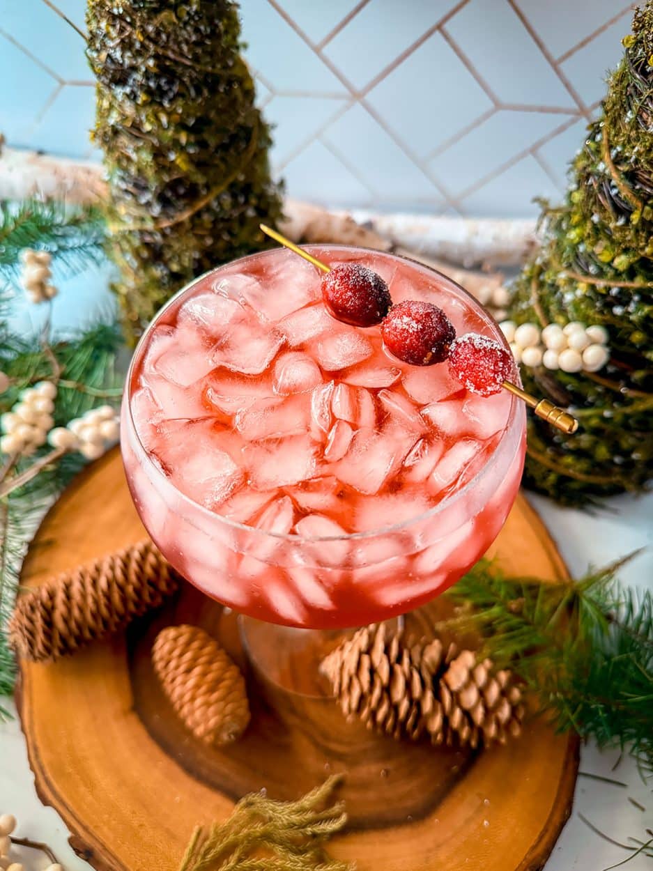 Lapsang Cranberry Spritz cocktail recipe