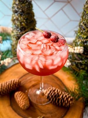 Lapsang Cranberry Spritz cocktail recipe