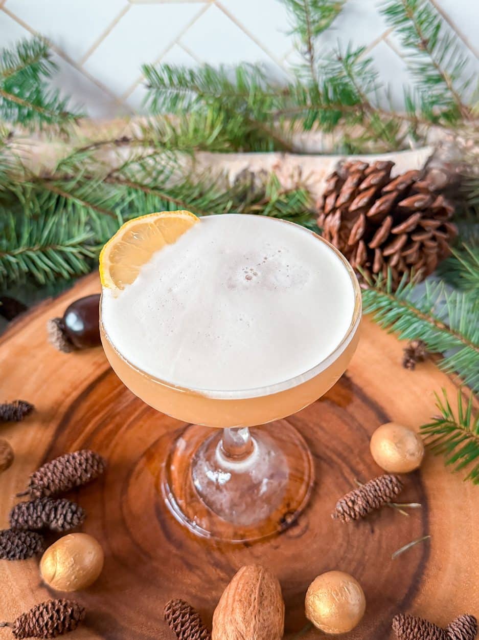 Lapsang Maple Sour cocktail recipe