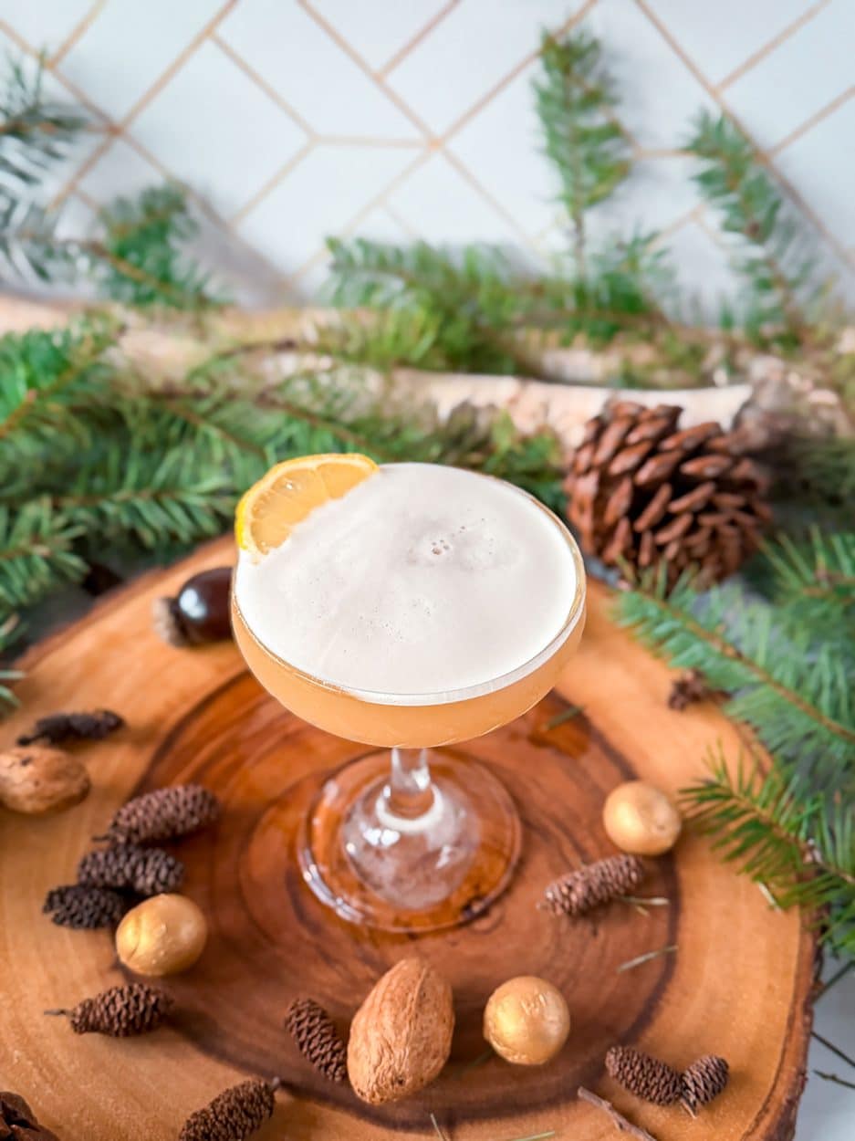 Lapsang Maple Sour cocktail recipe