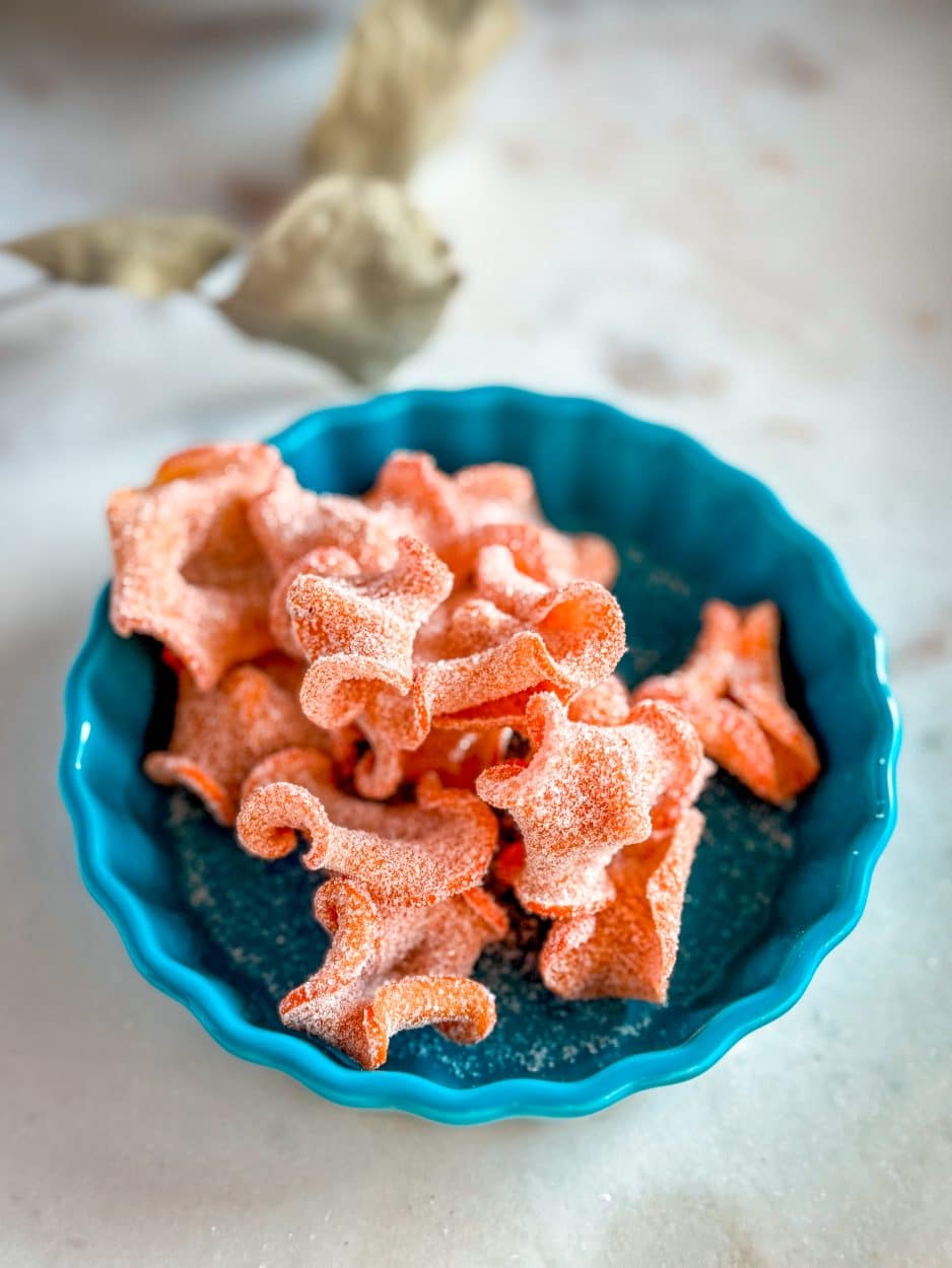 Candied Persimmons garnish recipe