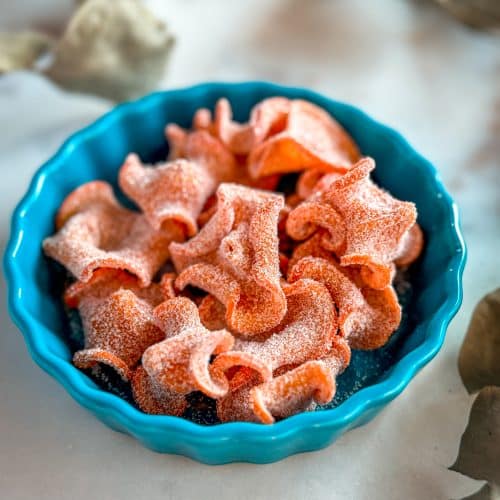 Candied Persimmons garnish recipe