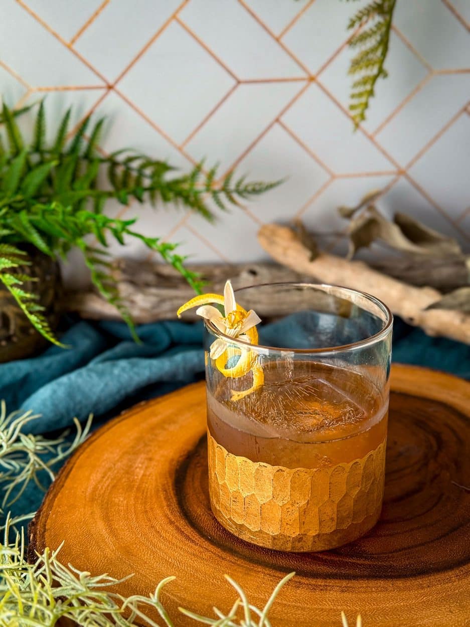 Cherry Blossom Old Fashioned cocktail recipe