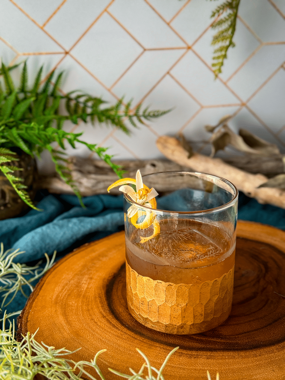 Cherry Blossom Old Fashioned cocktail recipe