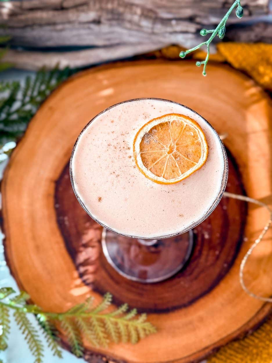 Date Cardamom Whiskey Sour cocktail recipe