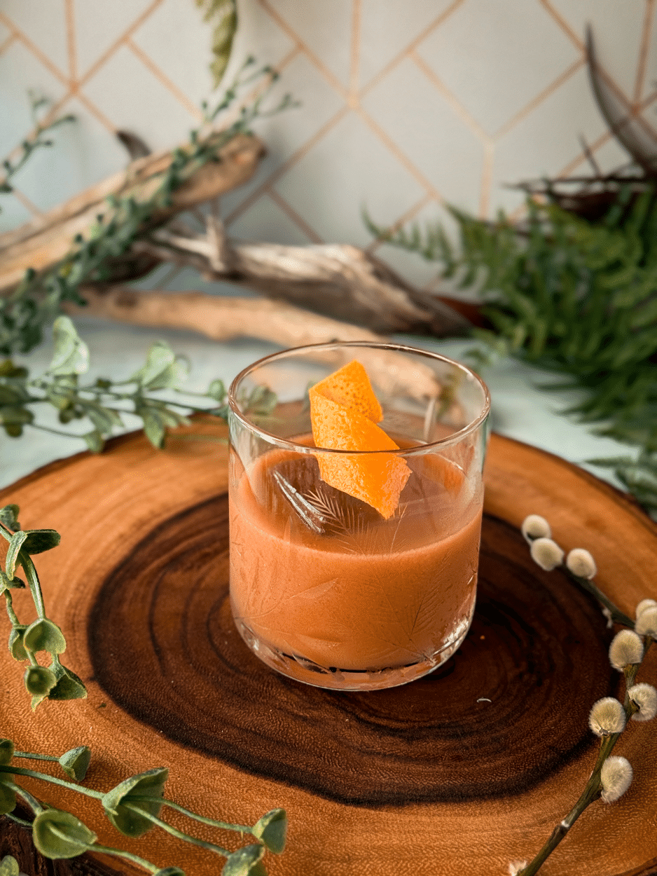 Date Pistachio Old Fashioned cocktail recipe