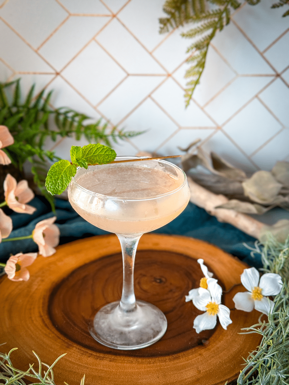 Herbal Sakura Garden Cocktail recipe
