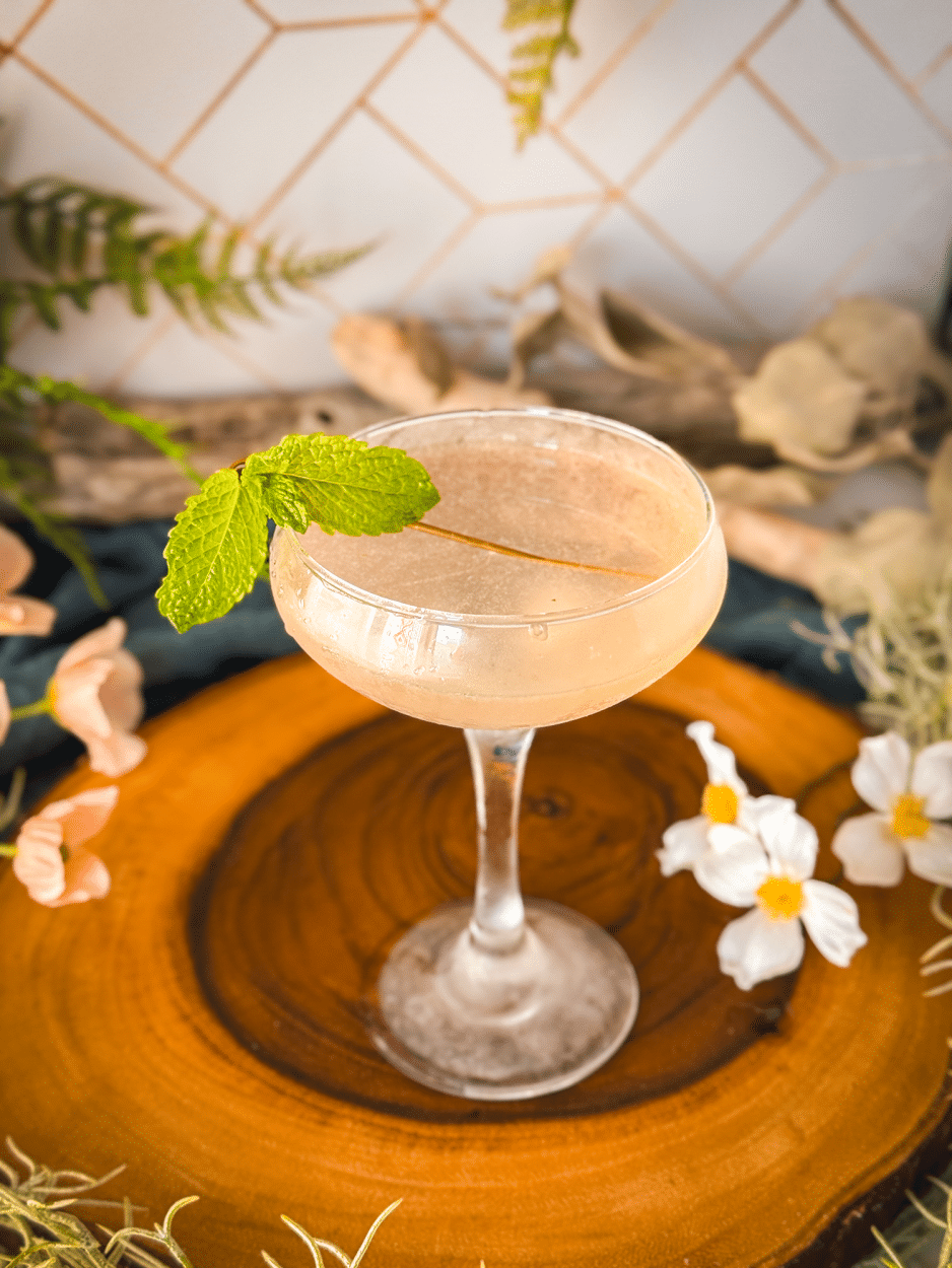Herbal Sakura Garden Cocktail recipe