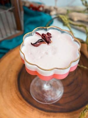 Hibiscus Guava Sour cocktail Recipe