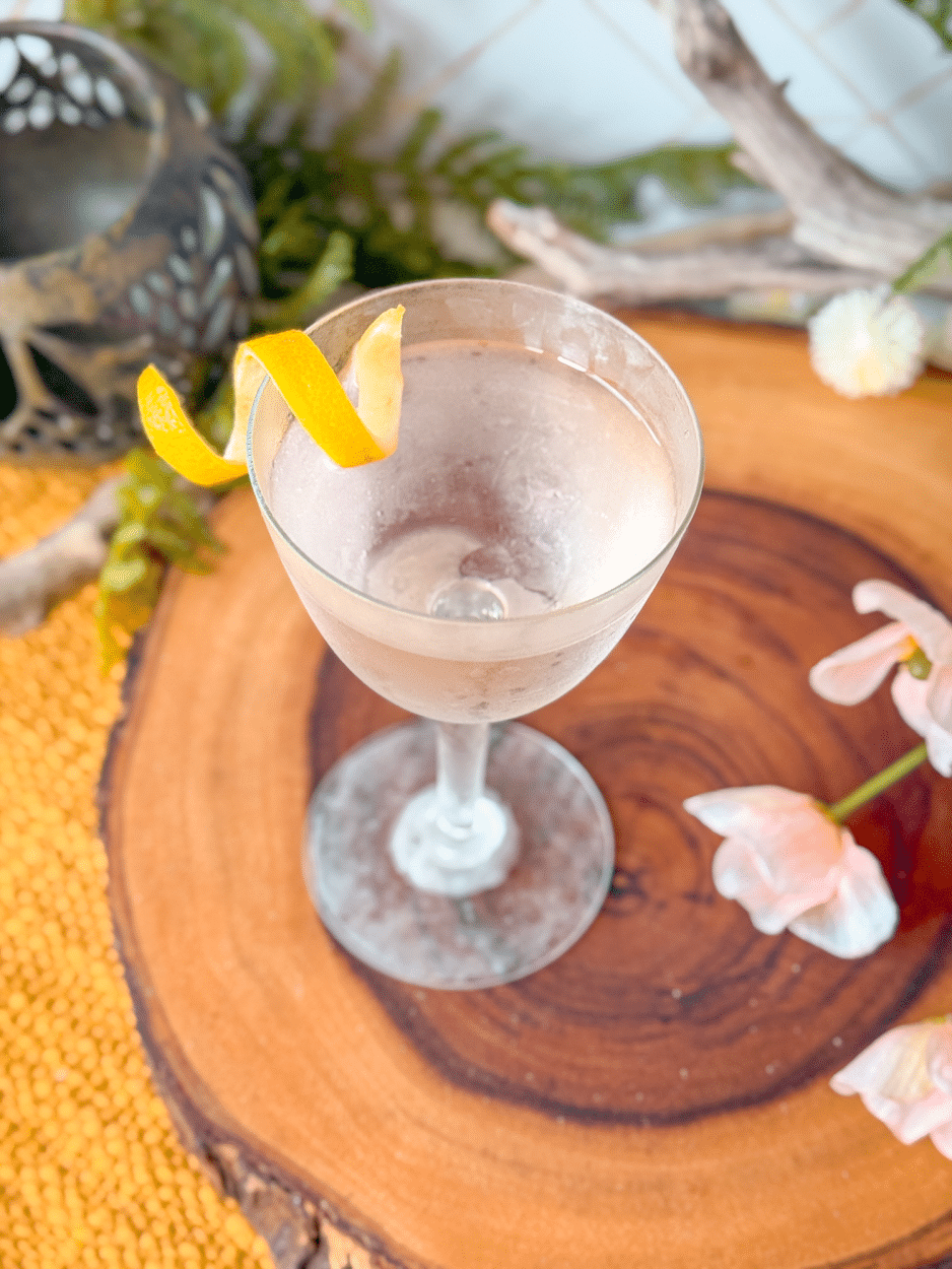 Sakura Drift Cherry Blossom Martini cocktail recipe