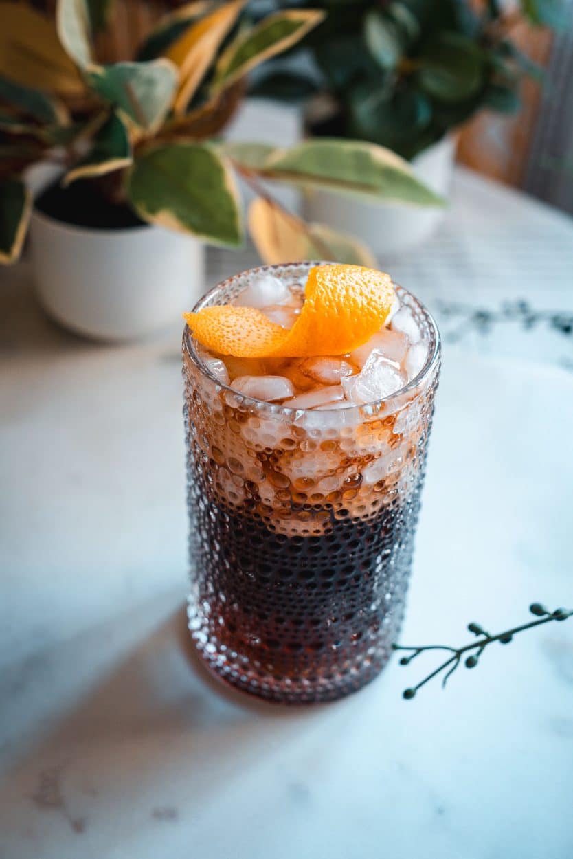 Bourbon Coke cocktail recipe