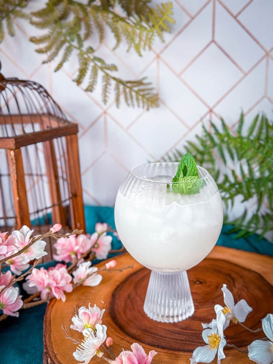 Lychee Blossom Spritz cocktail recipe