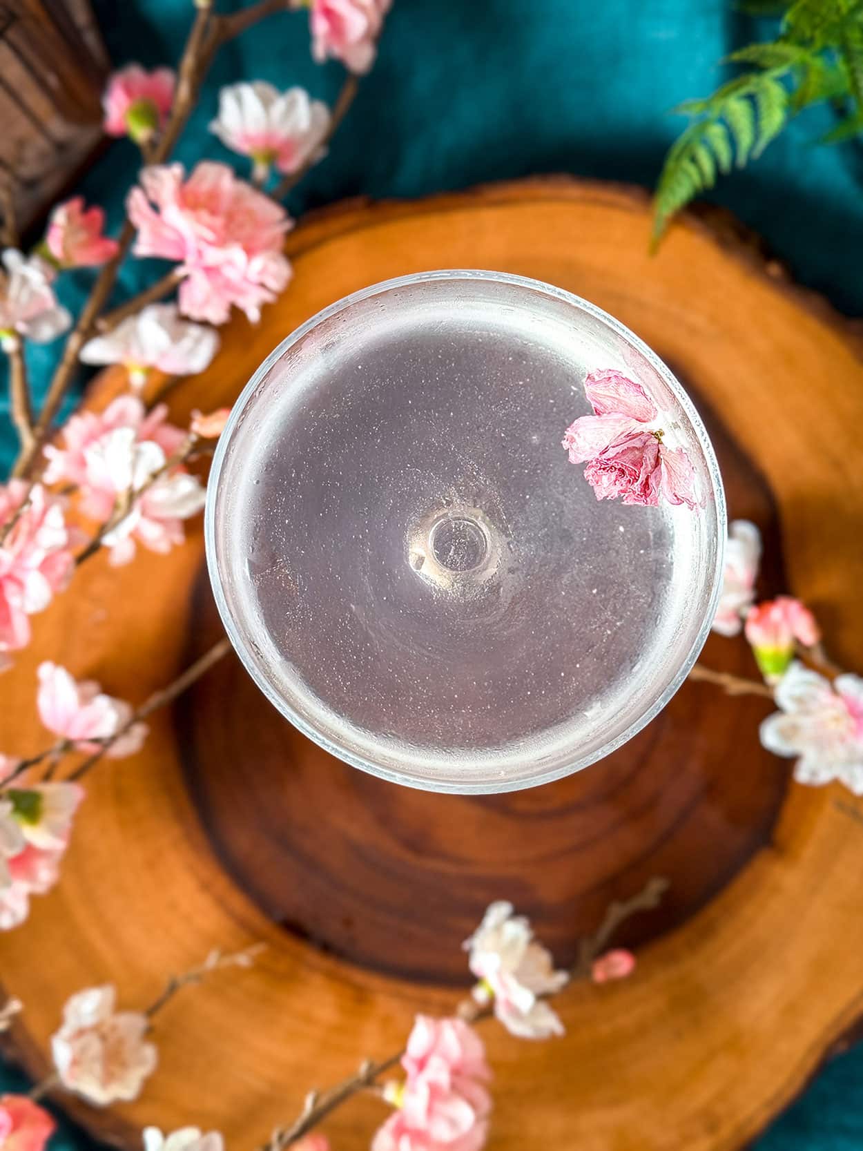 Lychee Sakura Martini cocktail recipe