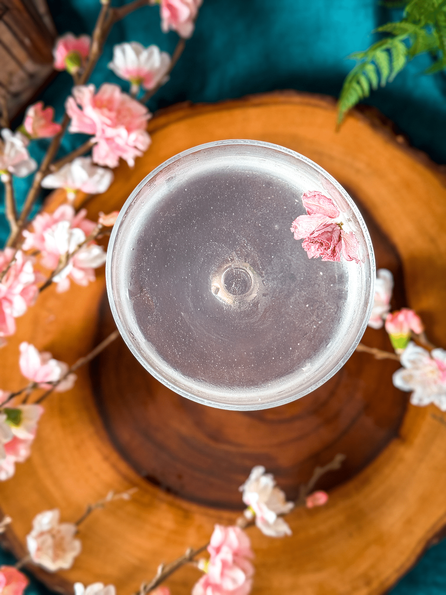 Lychee Sakura Martini- Cherry Blossom cocktail