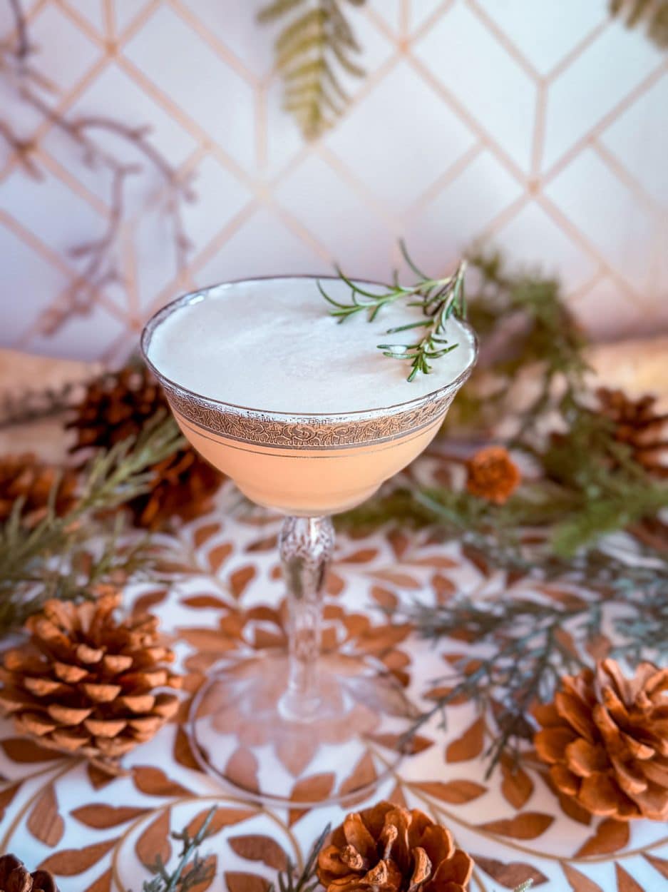 Pine Needle Whiskey Sour cocktail recipe