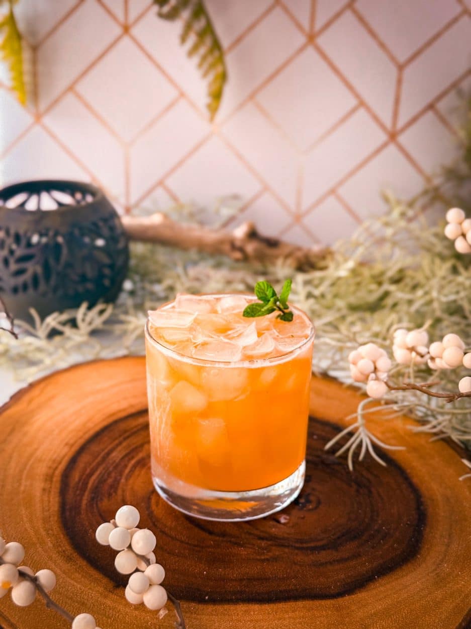 Prickly Pear Bourbon Smash