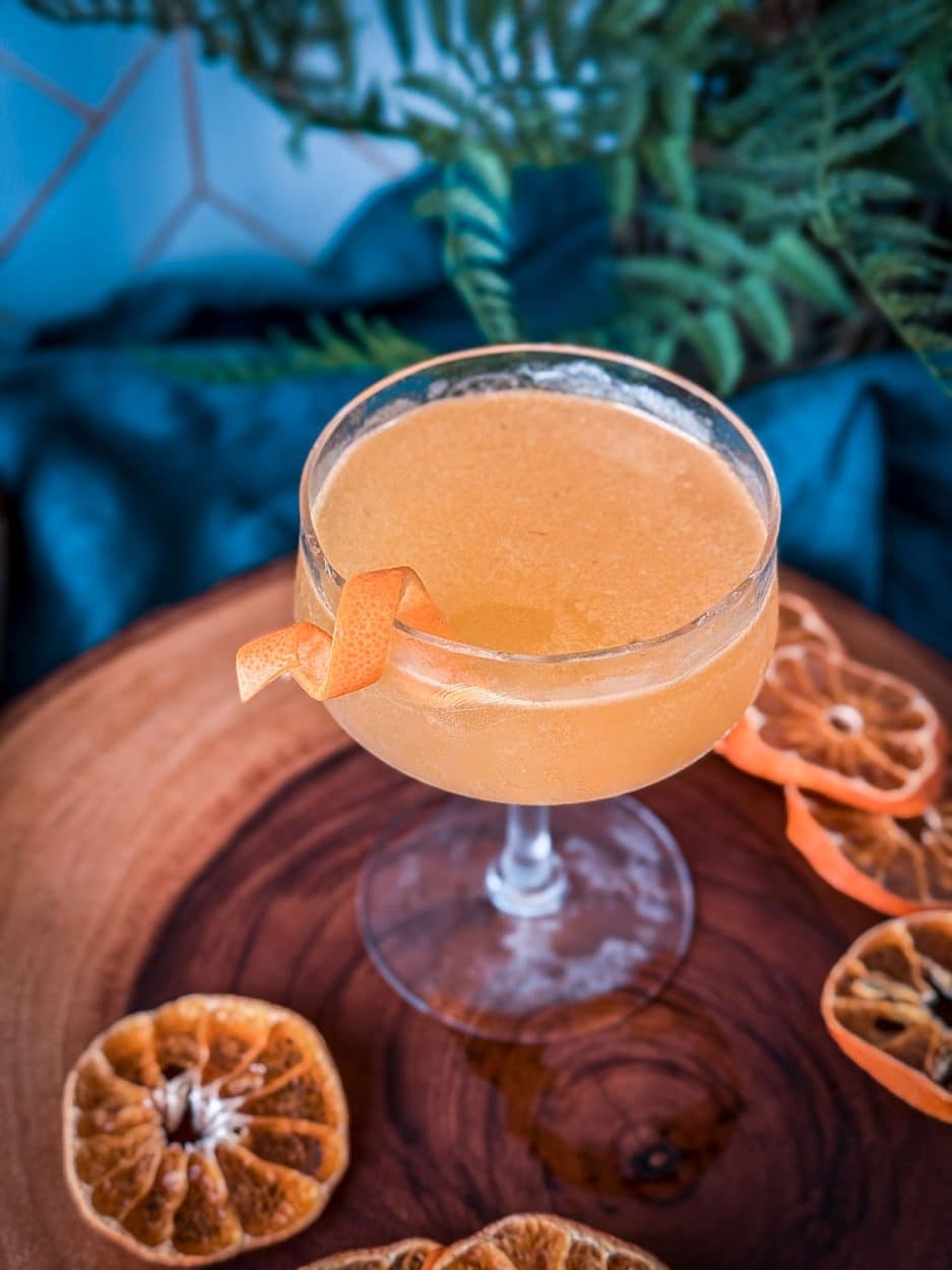 Tangerine Honey Gimlet cocktail recipe