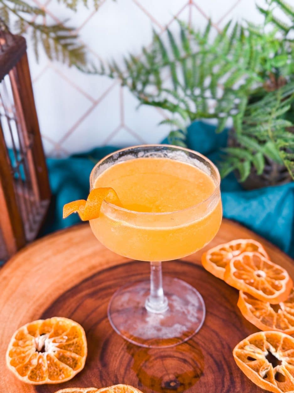 Tangerine Honey Gin Gimlet cocktail recipe